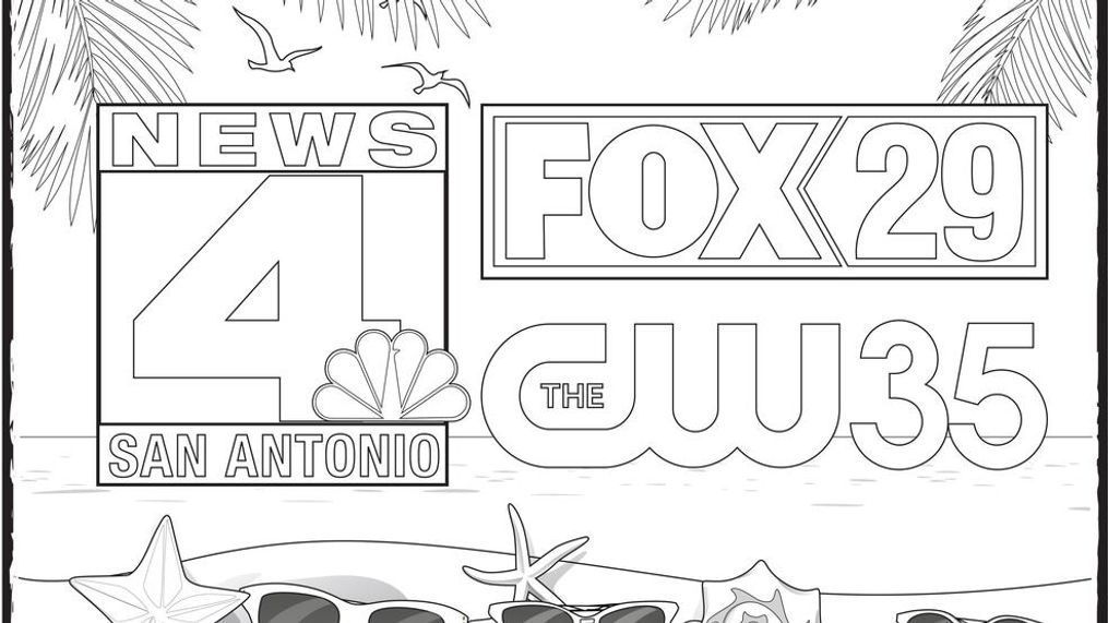 Spring break fun download the news sa fox san antonio cw coloring page woai