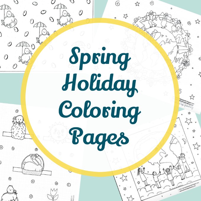The best spring coloring pages for kids
