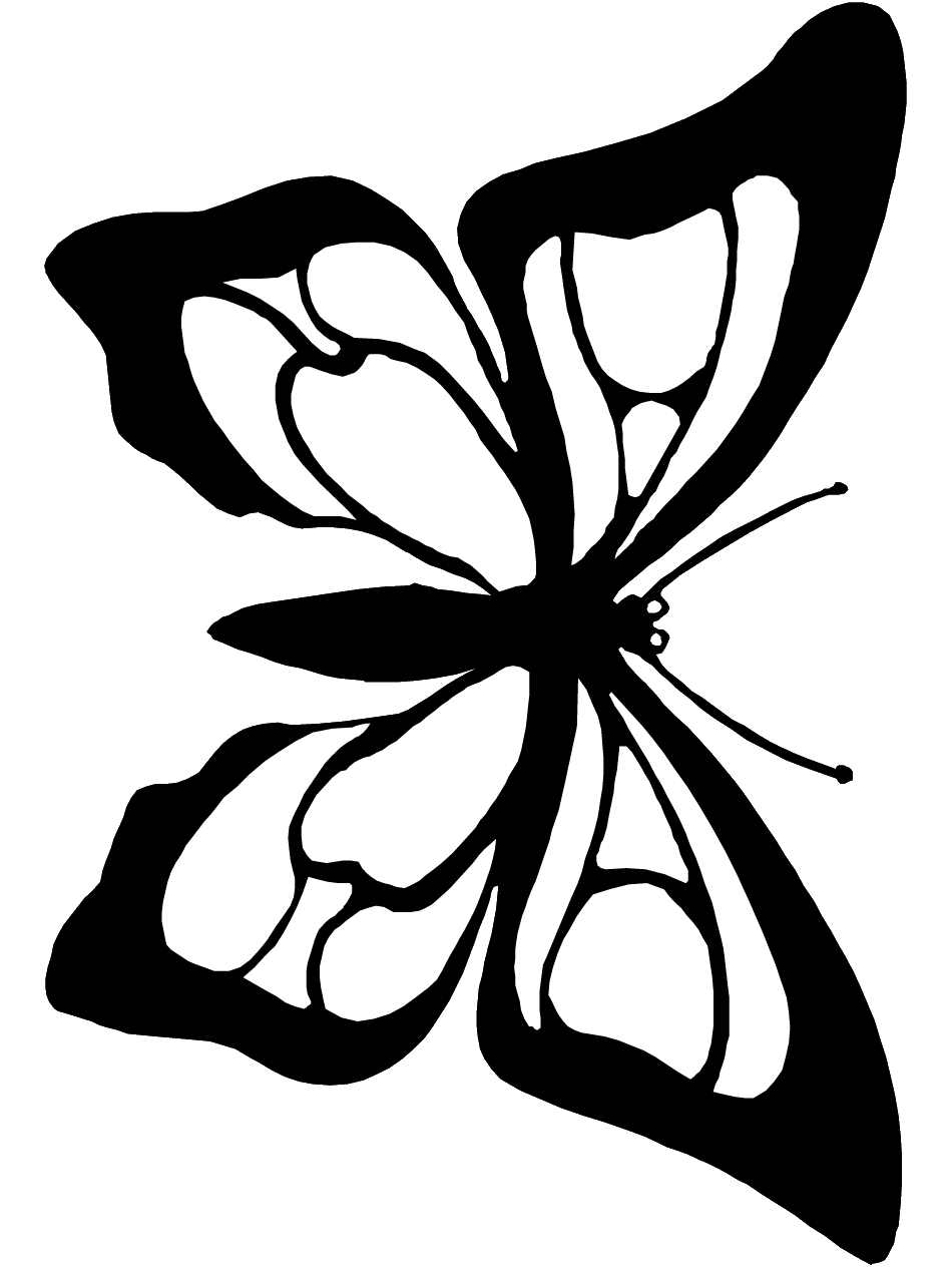 Butterfly coloring page â free printable pdf from