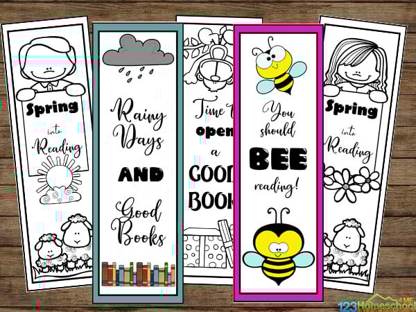 Ð free spring printable bookmarks