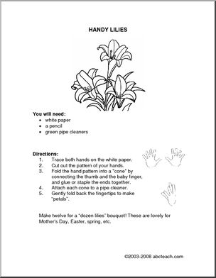 Flowers page of