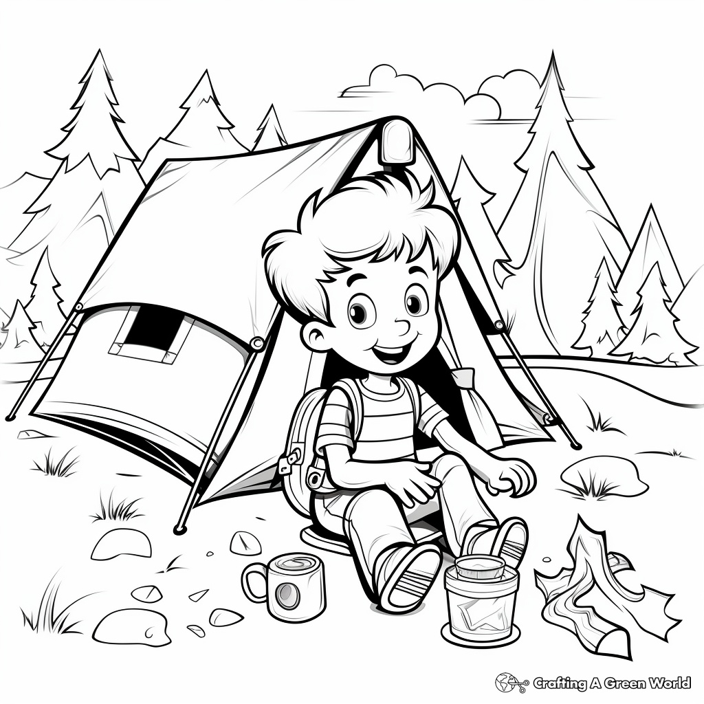 Spring break coloring pages