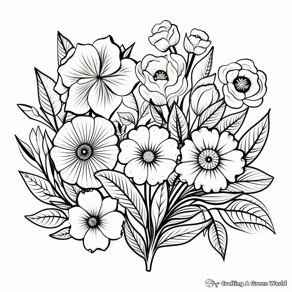 Spring break coloring pages