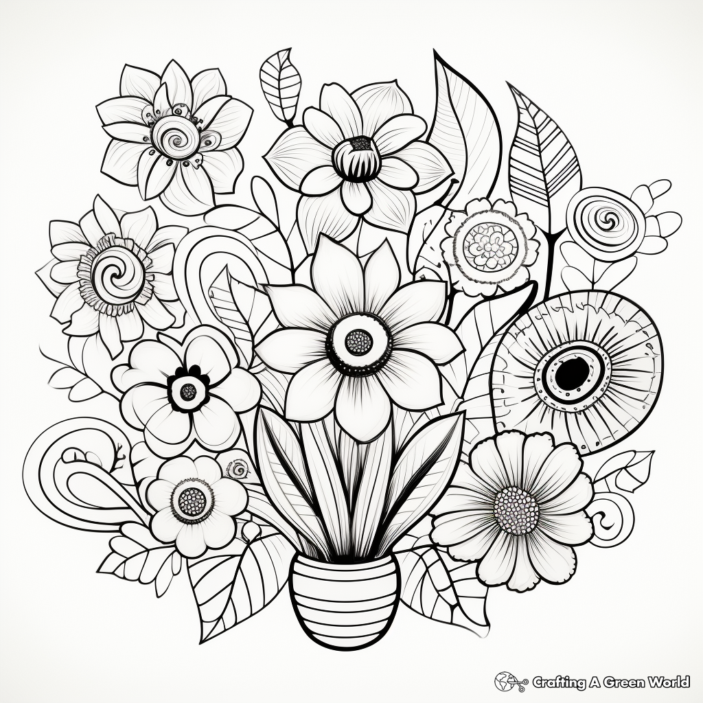 Spring break coloring pages