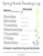 Spring coloring pages