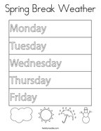 Spring coloring pages