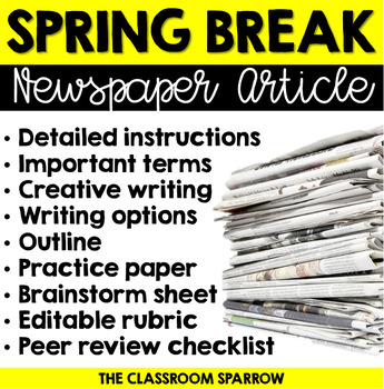 Spring break writing