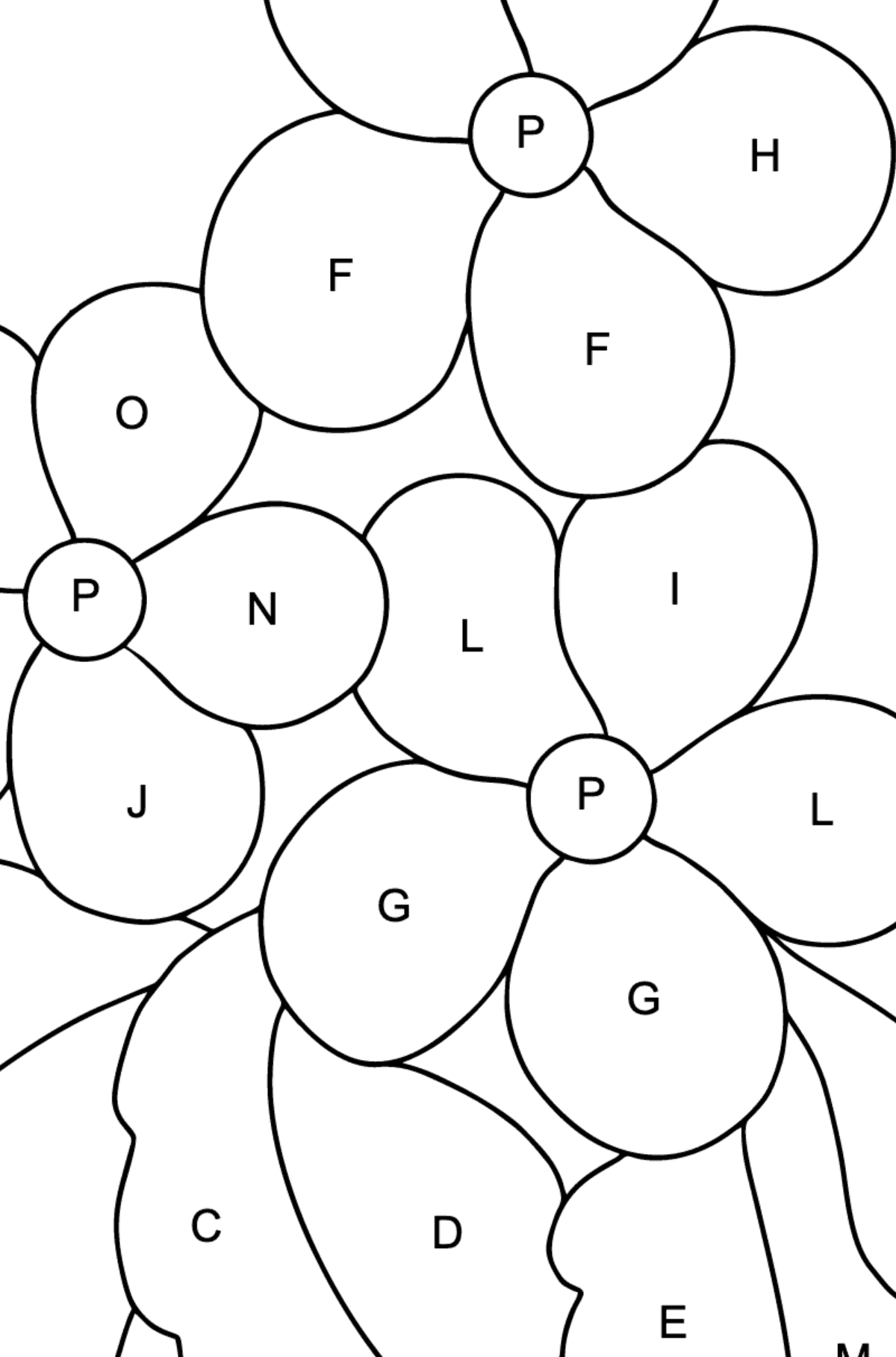 Spring coloring page