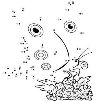 Spring dot to dot kleurplaten the dot vlinders