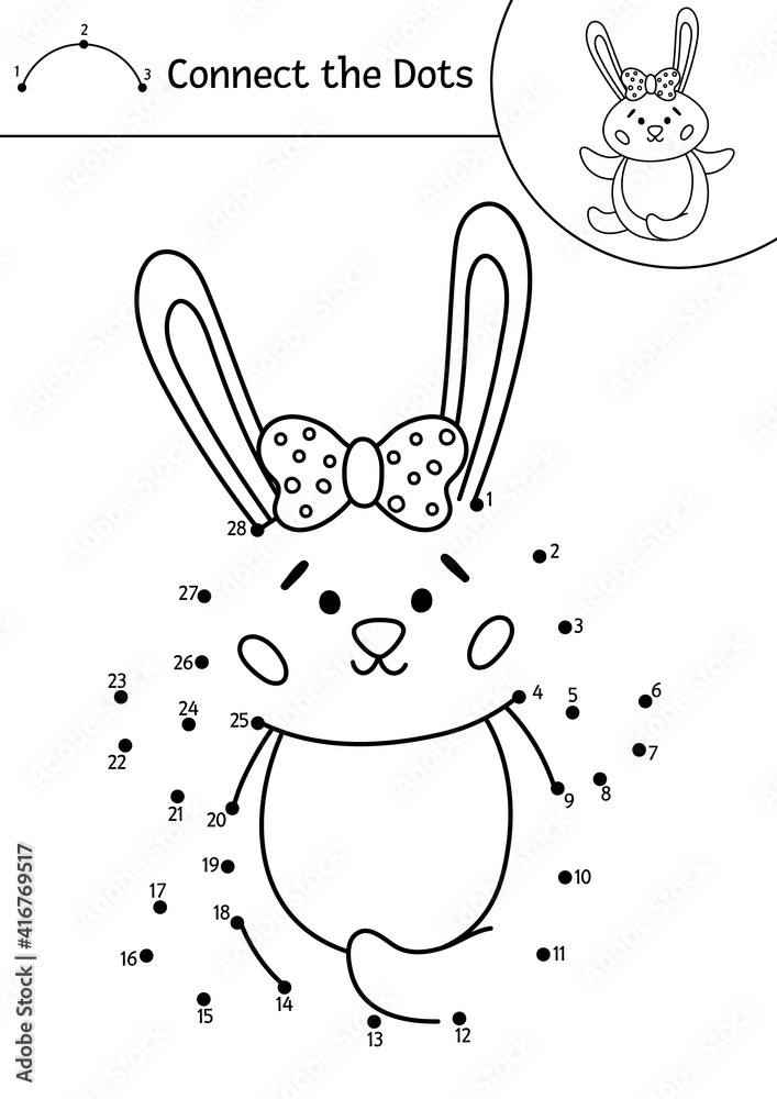 Vector easter dot