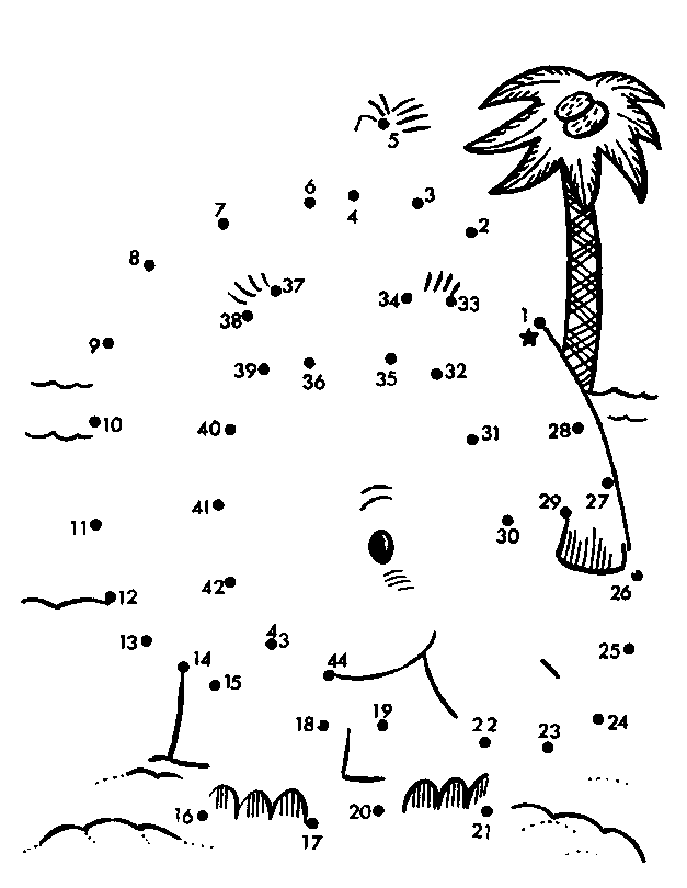 Bluebonkers free printable dot to dot activity sheets island fun