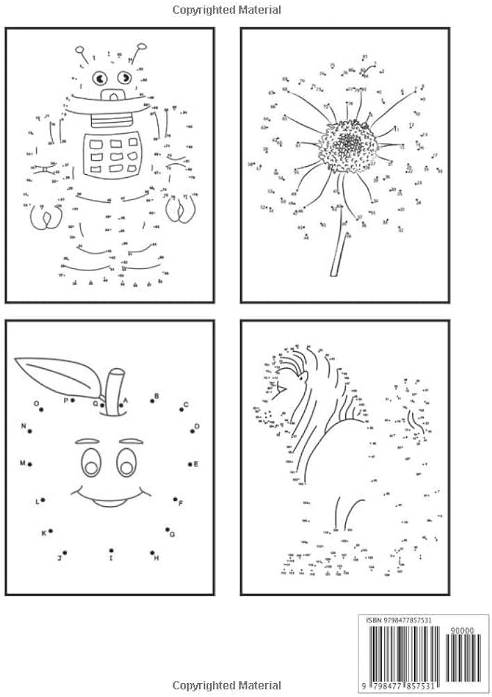 Jumbo dot to dot book for adult large print connect the dots jumbo coloring book for adults seniors and teens flowers landscapes butterflies animals nature scenes and more publishing jumbdotult
