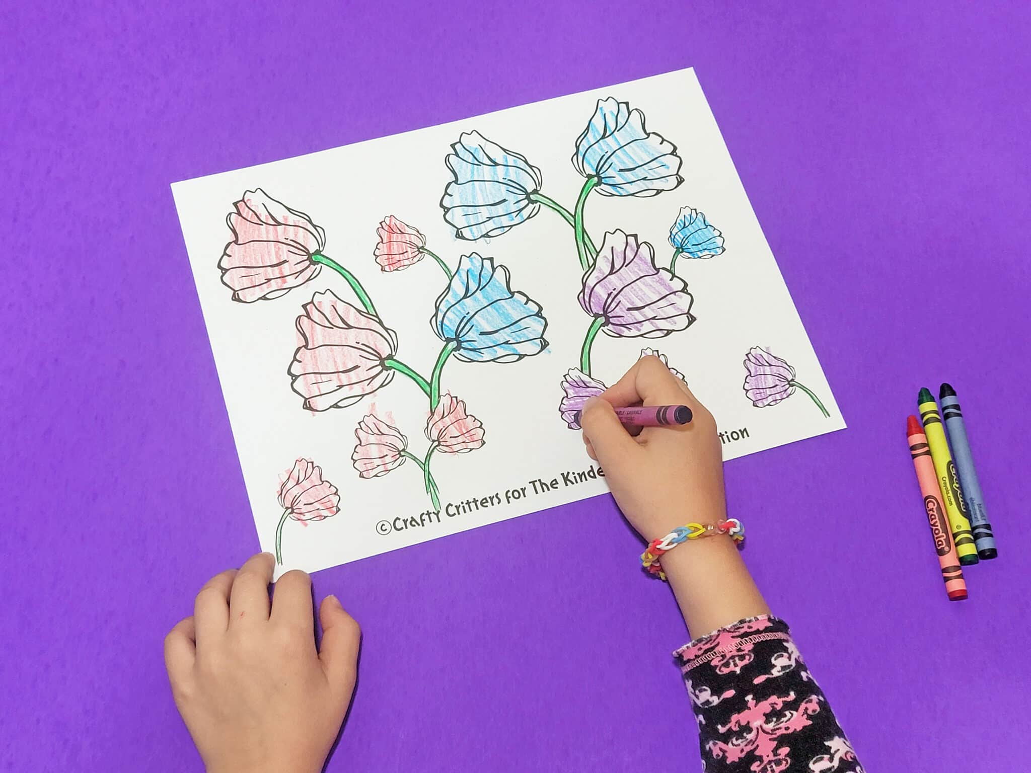 Free printable spring coloring pages