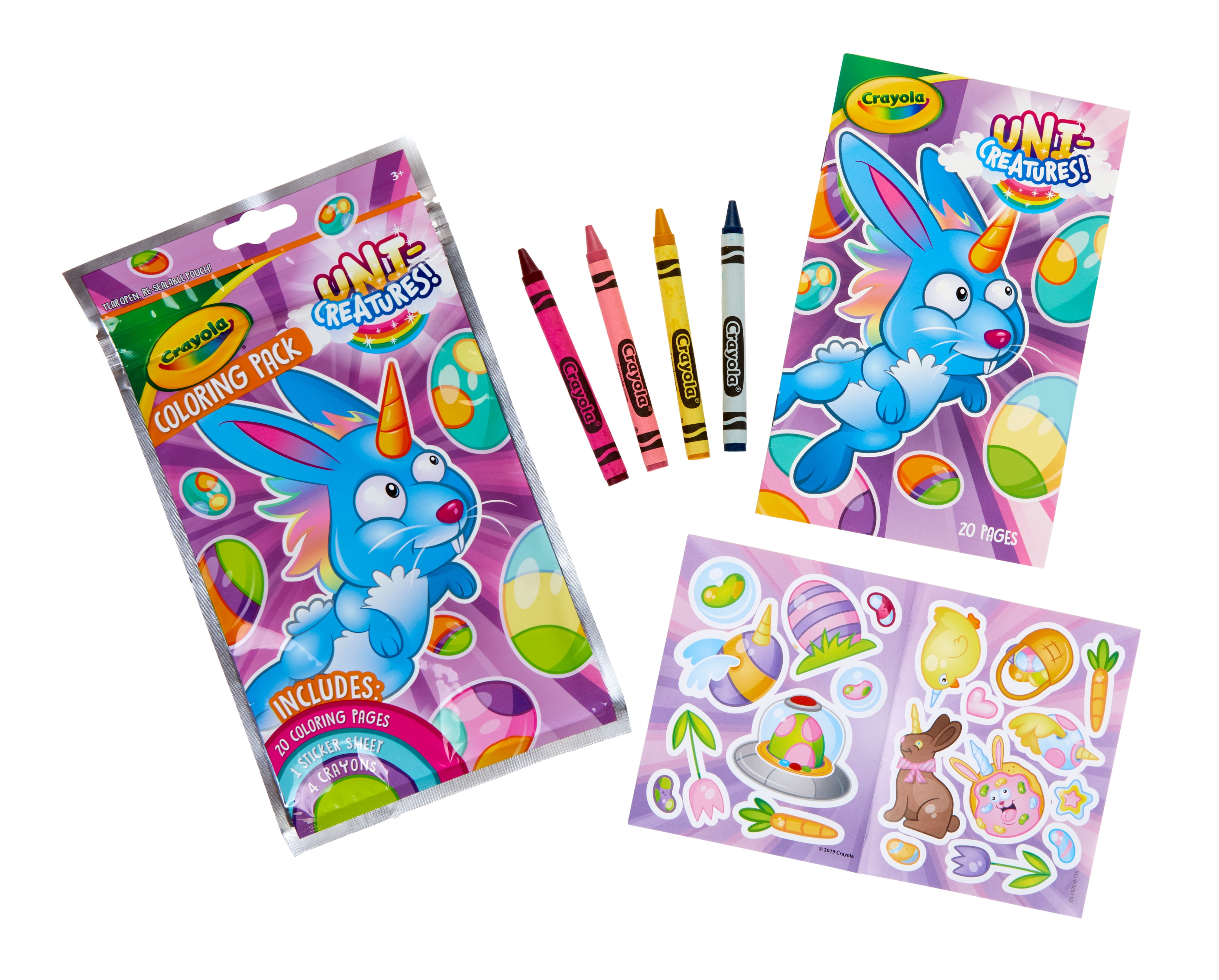 Crayola spring coloring pack uni