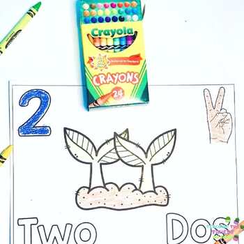 Spring counting fun printable coloring pages for preschoolers to