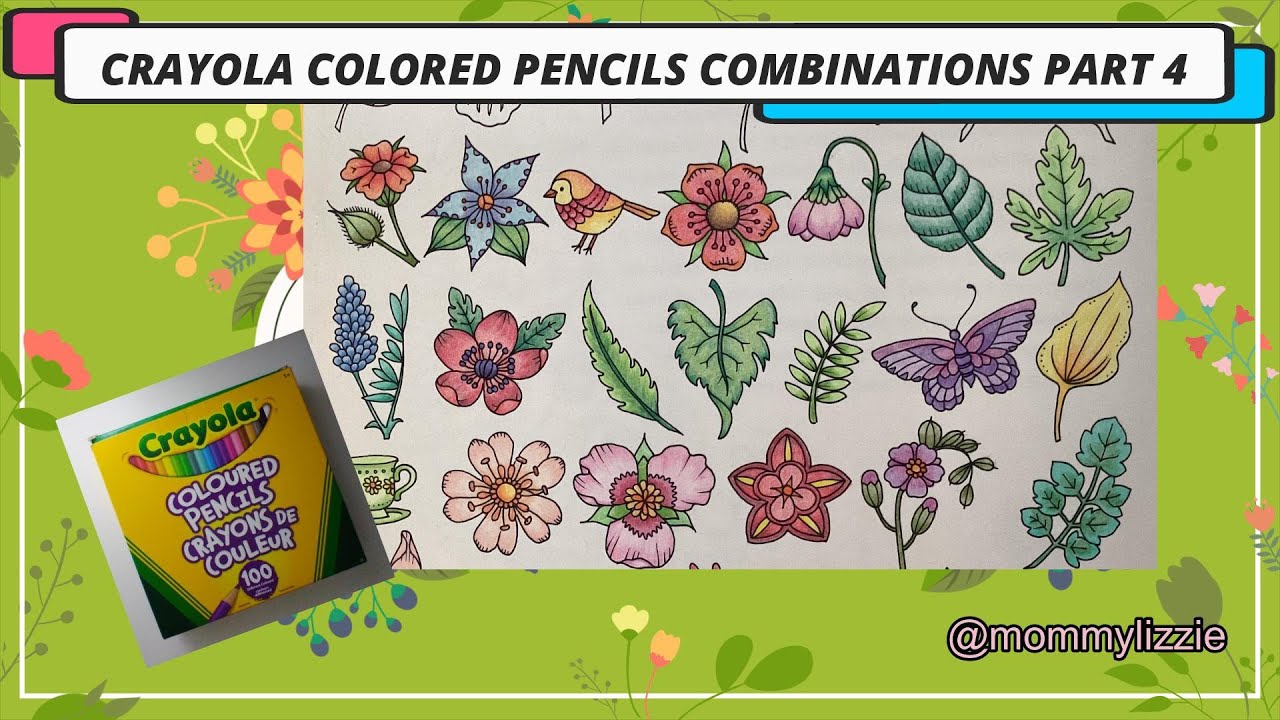 Small projects crayola color binations sampler adult coloring