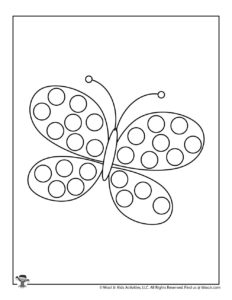Spring dot coloring pages woo jr kids activities childrens publishing