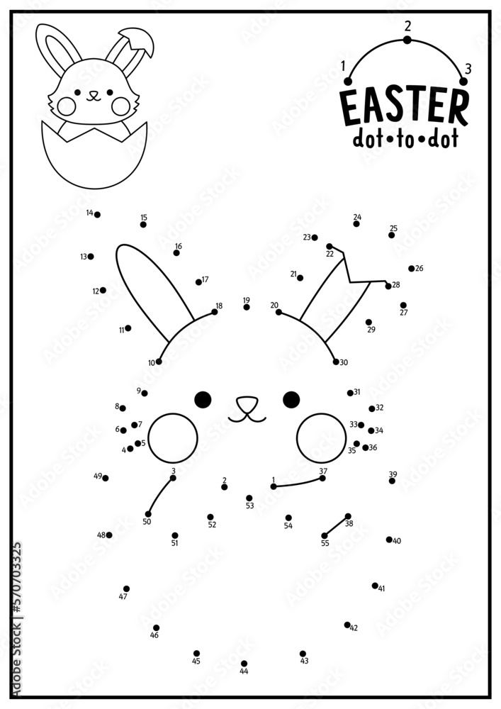 Vector easter dot