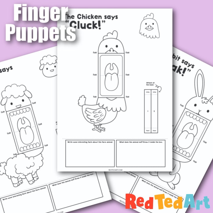 Easter finger puppets