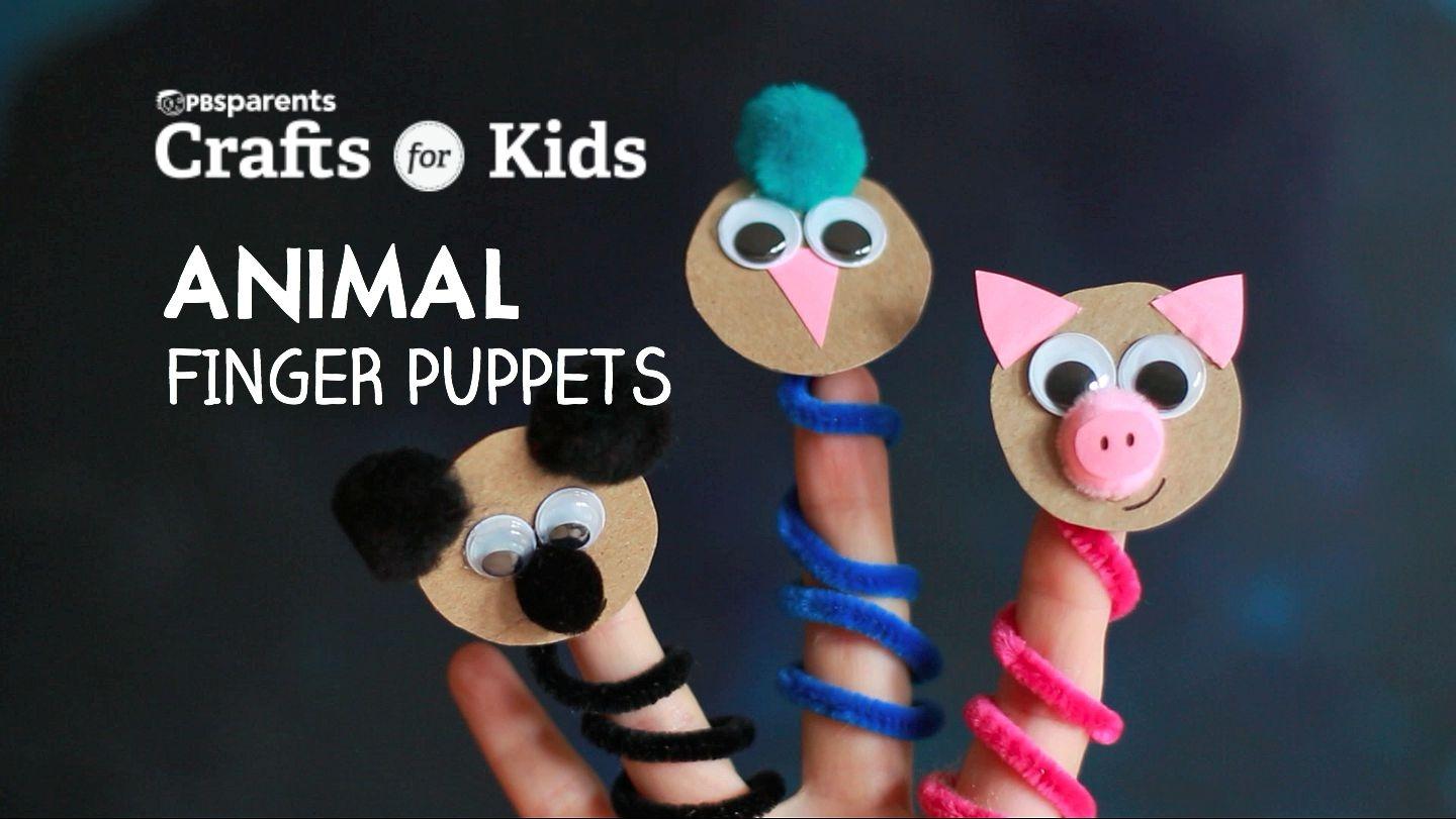 Animal finger puppets crafts for kids kids for parents