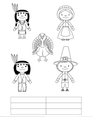 Thanksgiving finger puppets