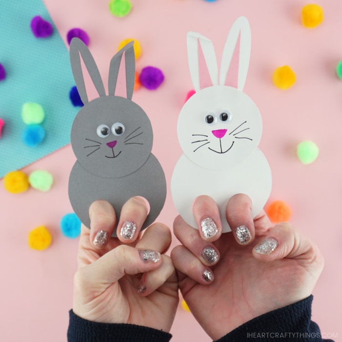 Incredibly cute bunny finger puppets