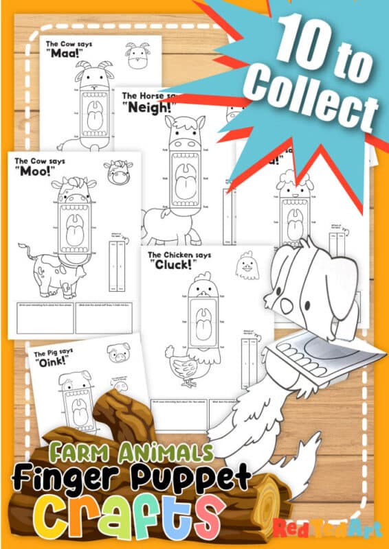 Animal finger puppets printable