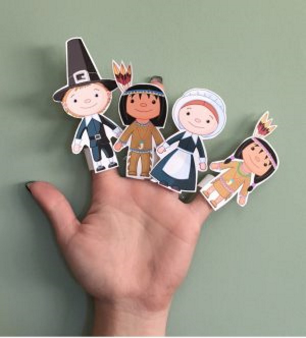 Thanksgiving finger puppets