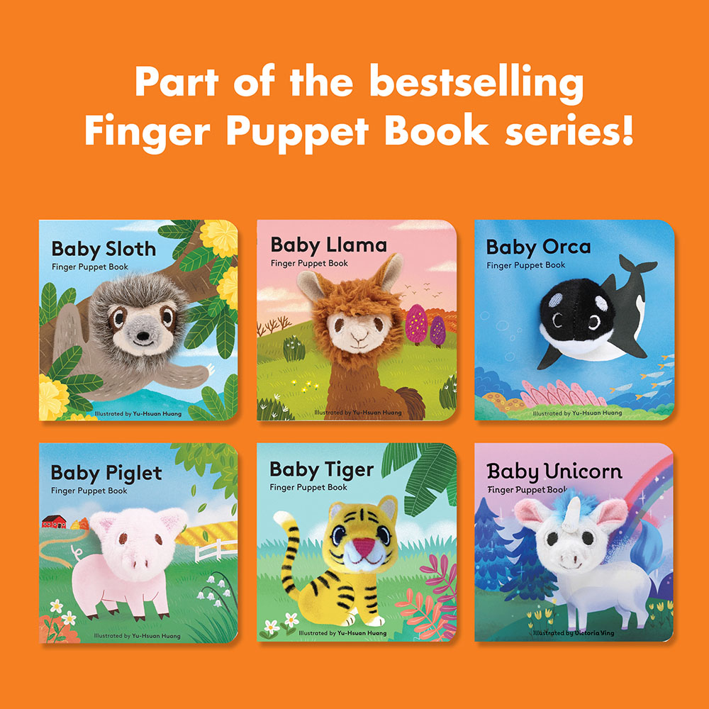 Baby narwhal finger puppet book chronicle books