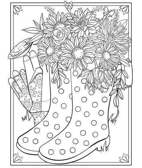 Spring boots crayola coloring pages spring coloring pages summer coloring pages
