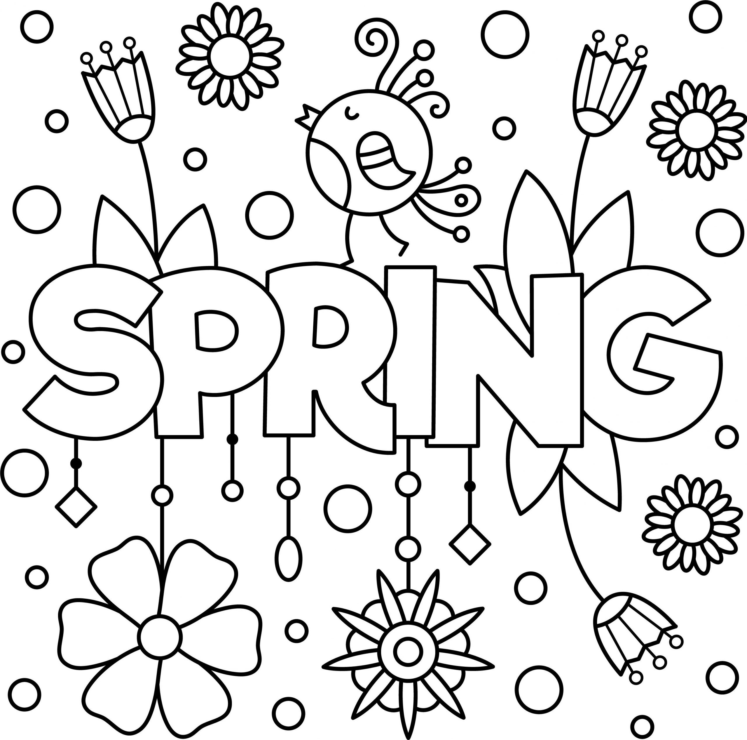 Coloring pages spring coloring pages for kids disneyntable pictures free to scaled