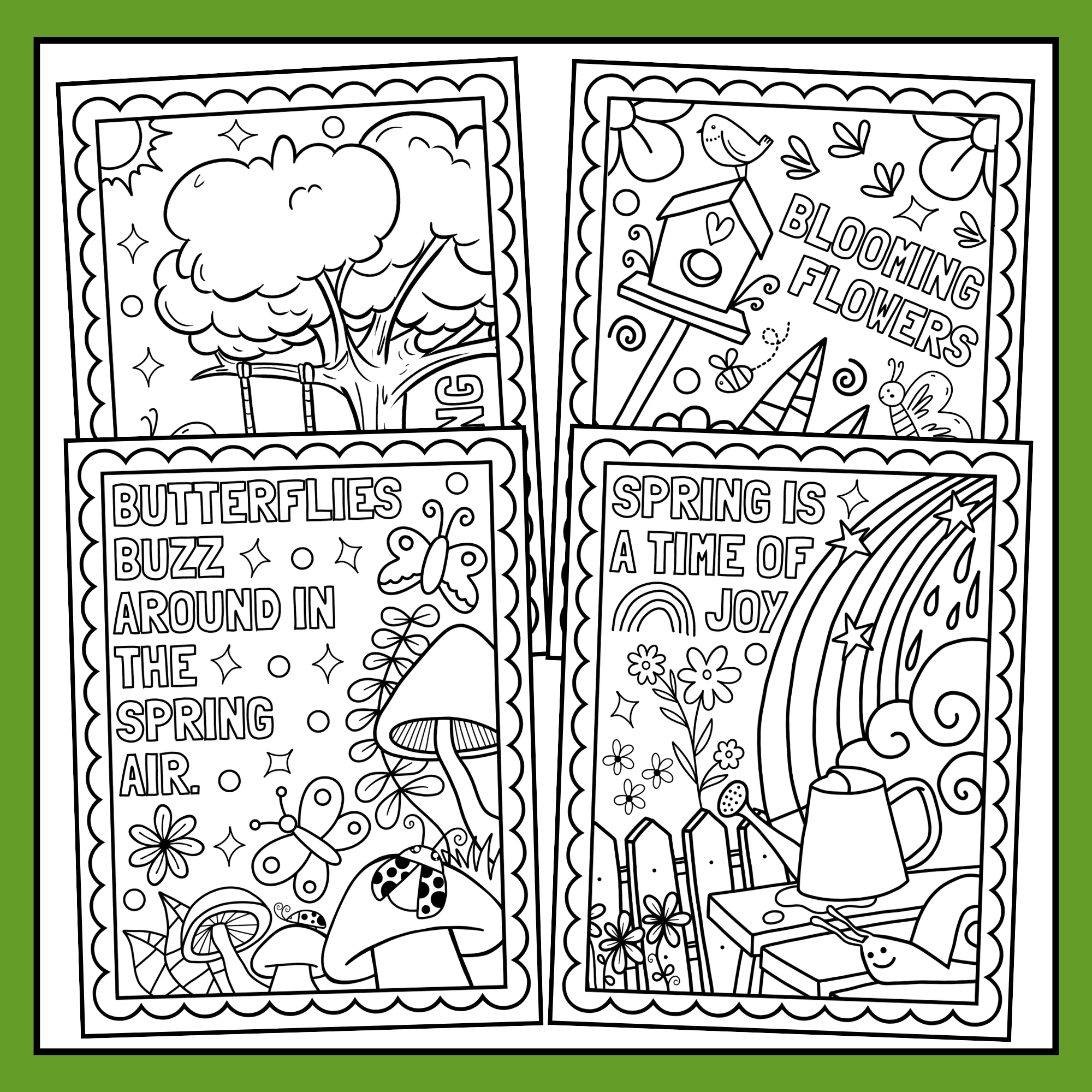 Spring coloring pages spring coloring sheets spring break coloring pages made by teachers
