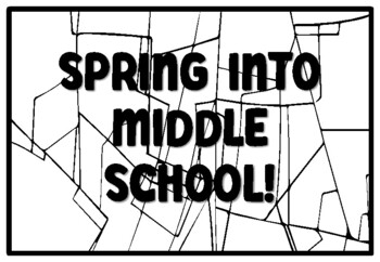 Spring into middle school middle school coloring pages by anisha sharma