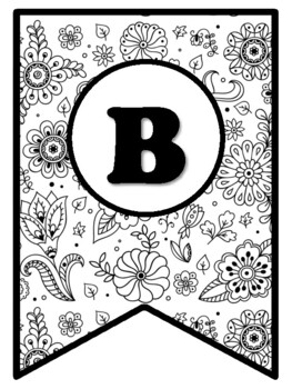 Buzzing into middle school spring bee banner coloring pages by swati sharma