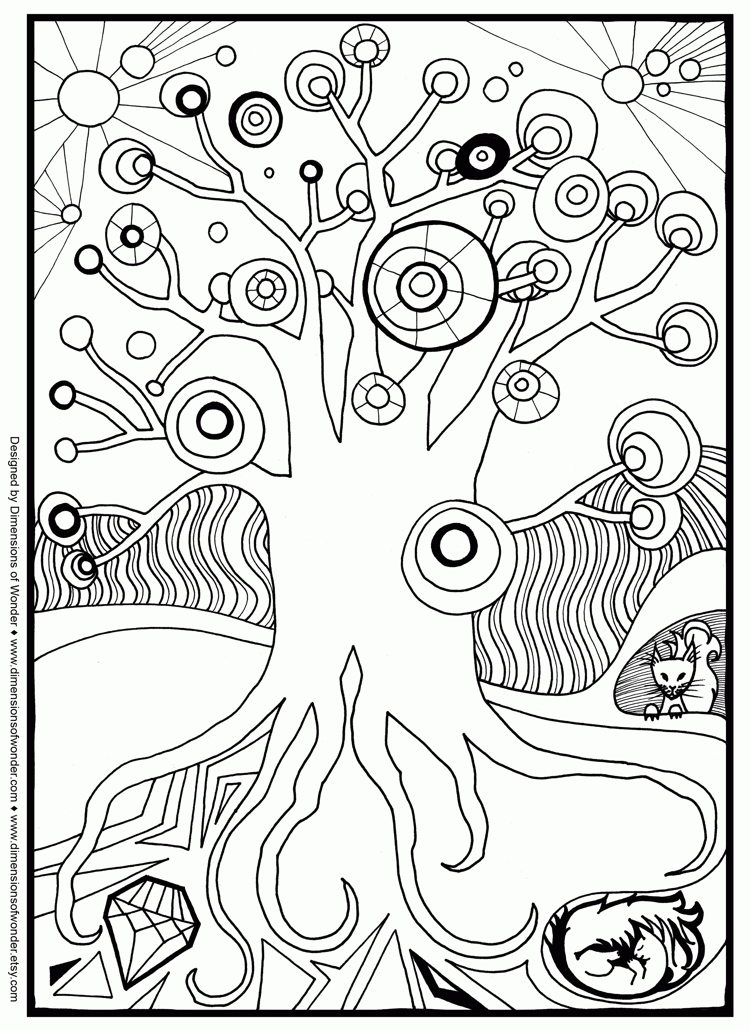 Coloring pages for high school students