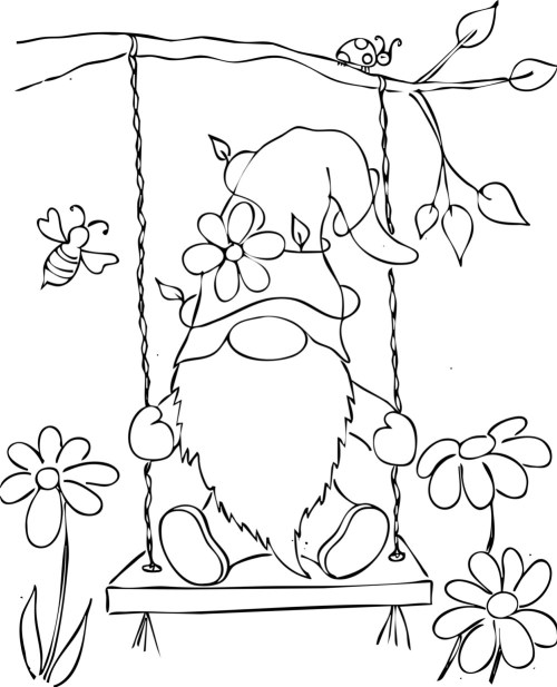 Gnome painting