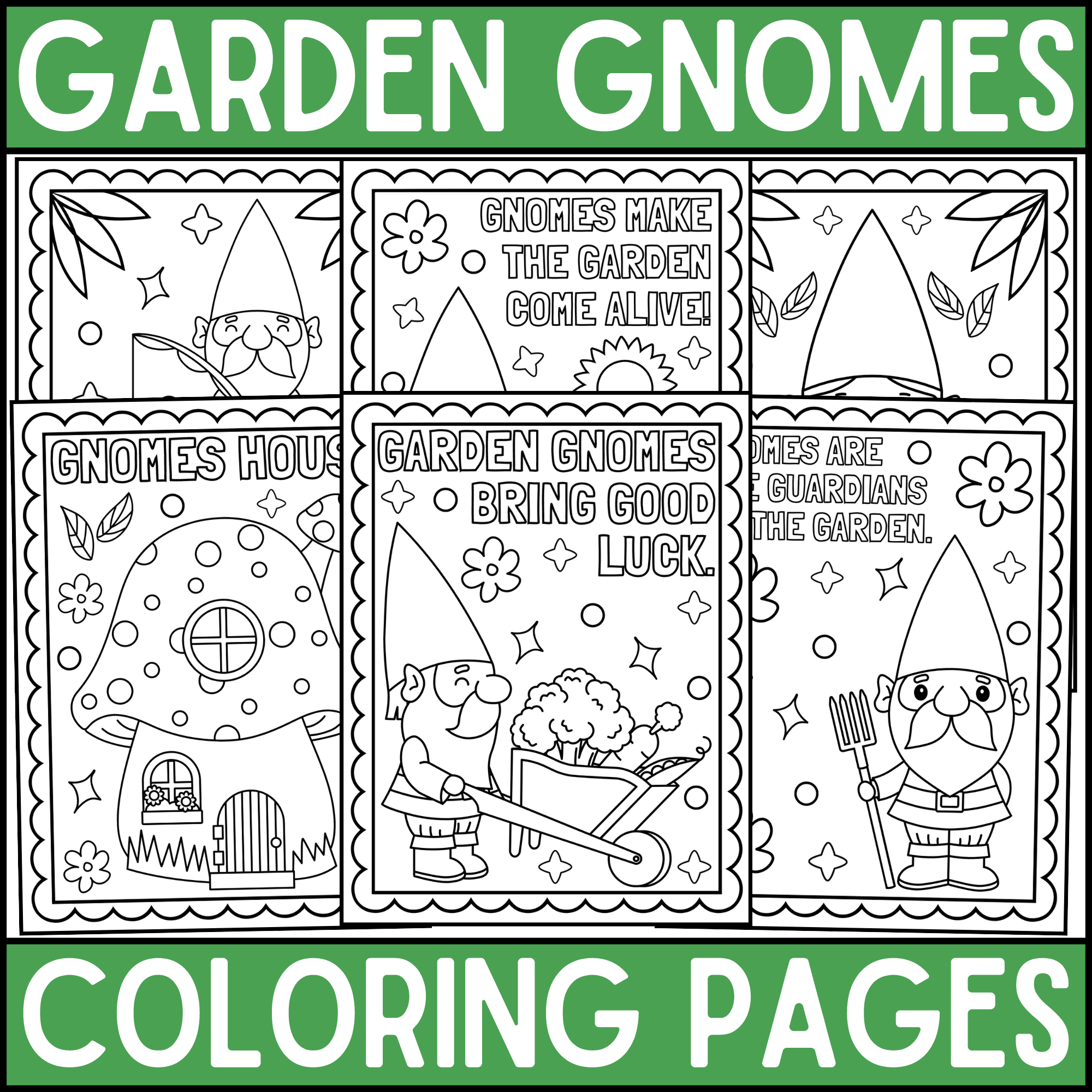 Garden gnomes coloring pages spring coloring pages spring coloring sheets made by teachers