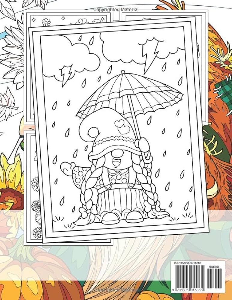 Spring gnomes coloring book fantasy and fun gnome coloring pages creative designs of dreamy flowers and adorable patterns to color and enjoy denning hampton books