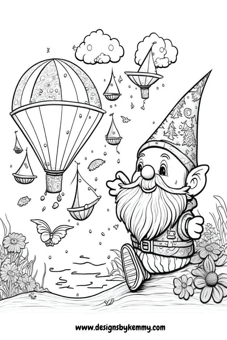 Spring gnome coloring pages spring coloring printable designs by kemmy coloring pages bird coloring pages free halloween coloring pages