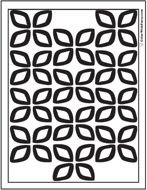Geometric coloring pages to print â pdf digital downloads
