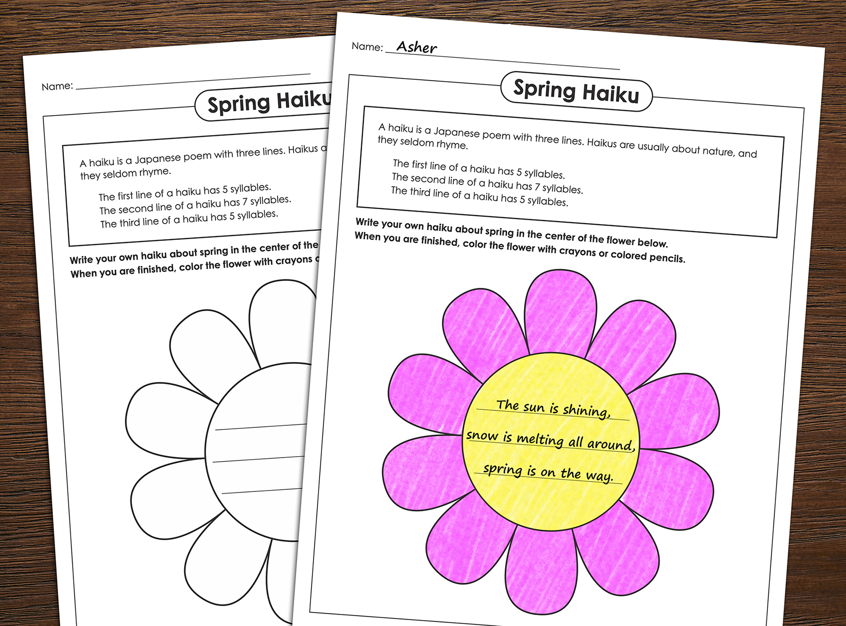 Spring poetry for kids