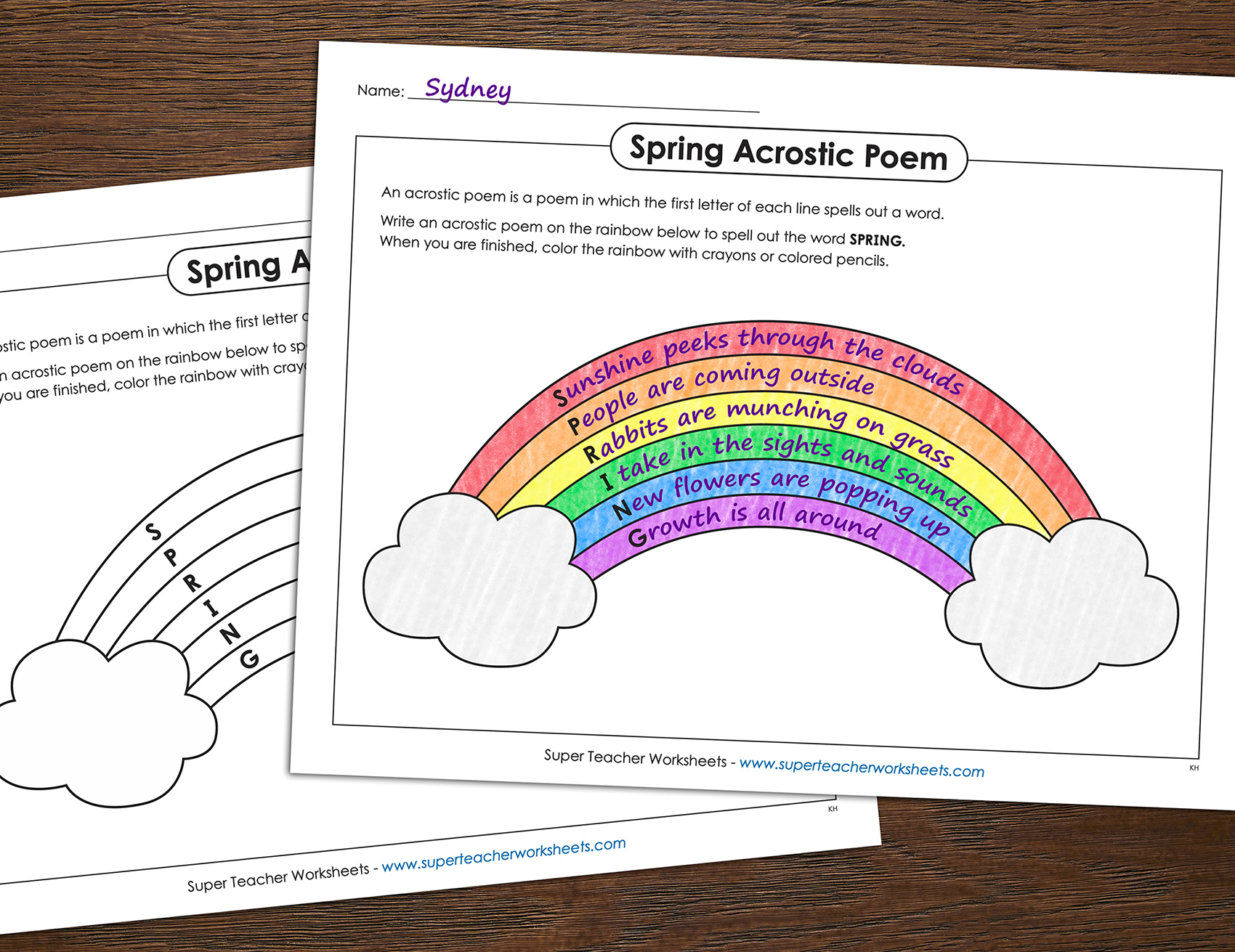 Spring poetry for kids