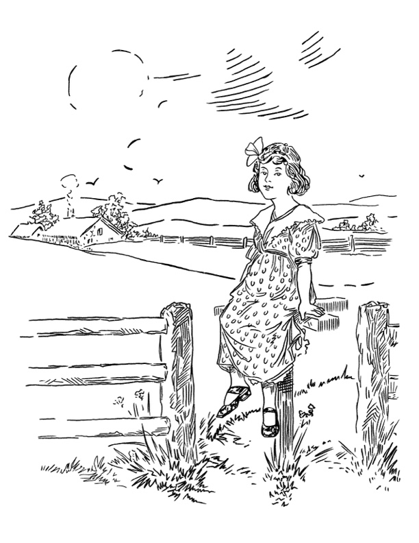 Spring coloring pages