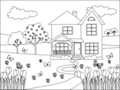 Spring coloring pages free coloring pages