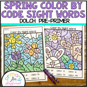 Free printable earth day color by code