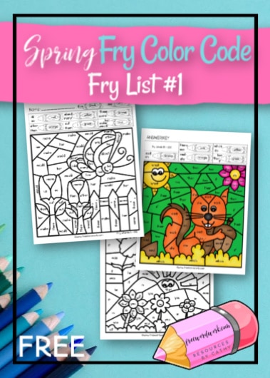 Spring fry color code
