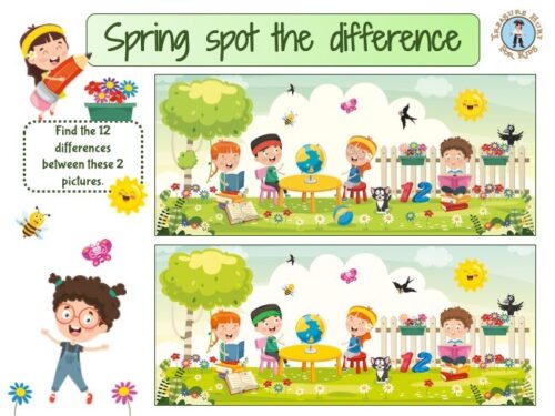 Spring spot the difference