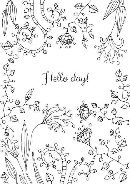 Page leaf coloring page images