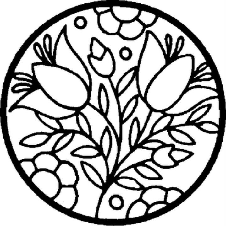 Pin by nancy hook on mosaic rug hooking patterns printable flower coloring pages spring coloring pages flower coloring pages