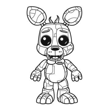 Five nights at freddy s coloring pages awesome coloring page five night at frisky s drawing outline sketch vector wing drawing night drawing sky drawing png and vector with transparent background for